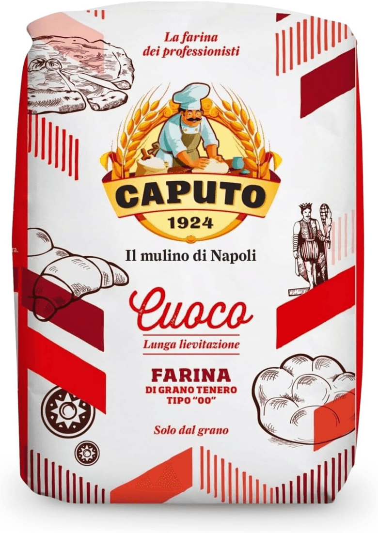 Bolsa roja de harina Caputo Cuoco tipo 00