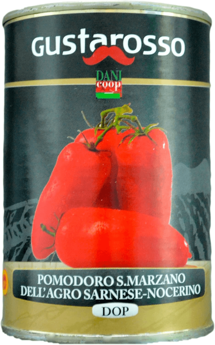Lata verde de tomate Gustarosso San Marzano DOP